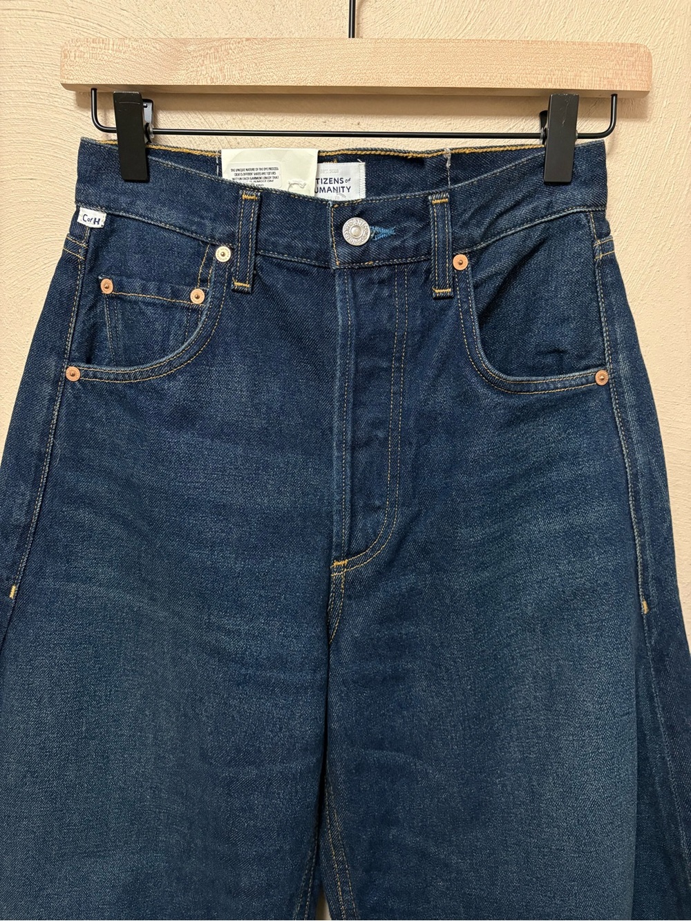 Citizens of Humanity Horseshoe Jean in Bravo Dark Wash Denim Size 23 NWT New - Picture 10 of 14